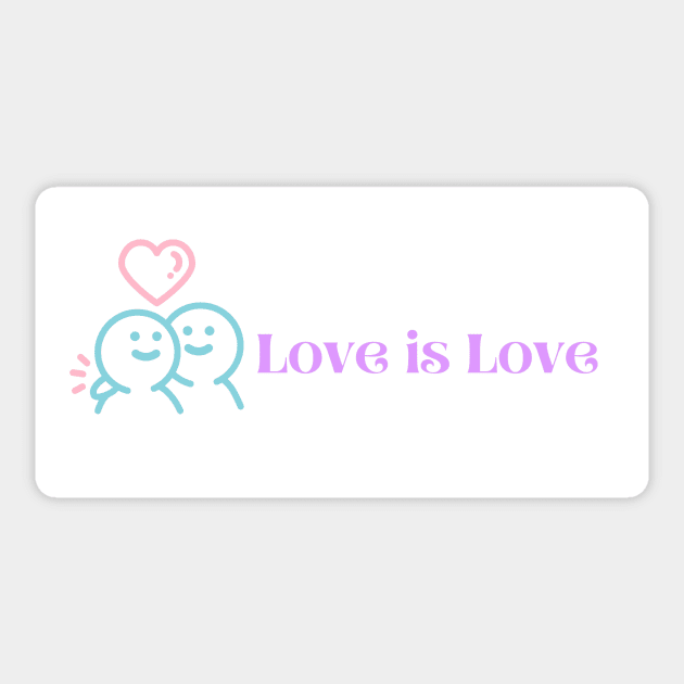 Love is Love Sticker by GemmasGems